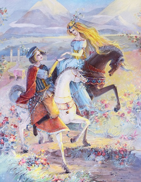 Иллюстрация к сказке «Синяя звезда» А. И. Куприна 