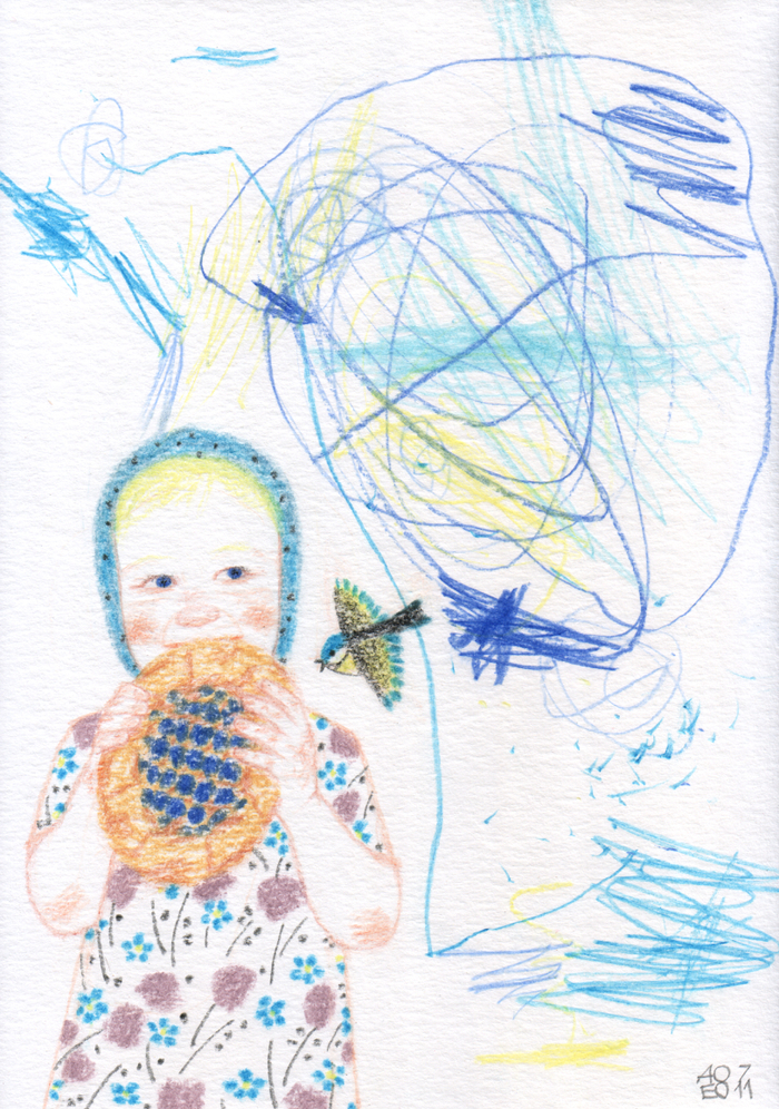 Дуня, синица и черничный пирог. Серия "Дуня и мир".