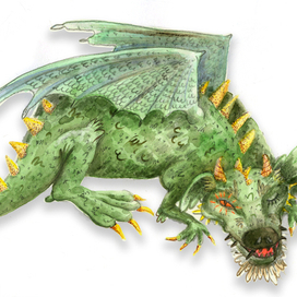 очень страшный дракон