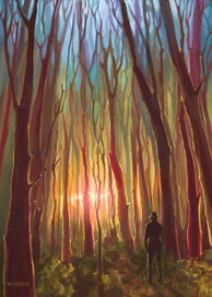 "Добро пожаловать", иллюстрация к "Аленькому цветочку"