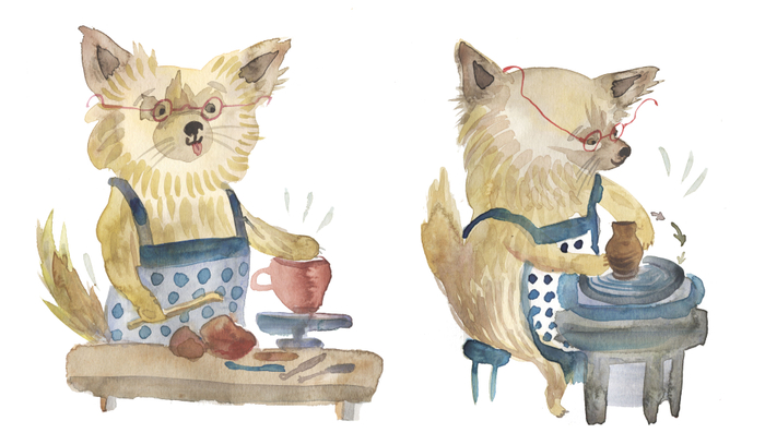 Керамист - пес Мики