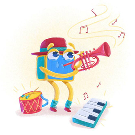 Кубик играет. Разработка персонажа