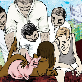 мулатка, массажисты и неприятная кошка