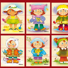 КАРТИНКИ разрезные " ВРЕМЕНА ГОДА"