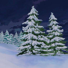  Зимний пейзаж