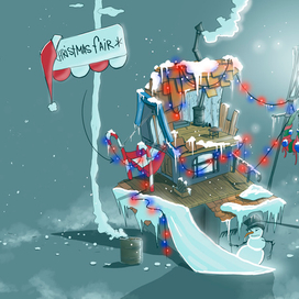 Рождественская локация)))