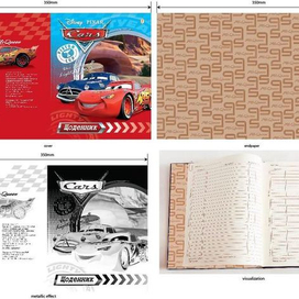 Дневник с использованием спецтехнологий (печать на металлизированном  картоне) герои предоставлены Д