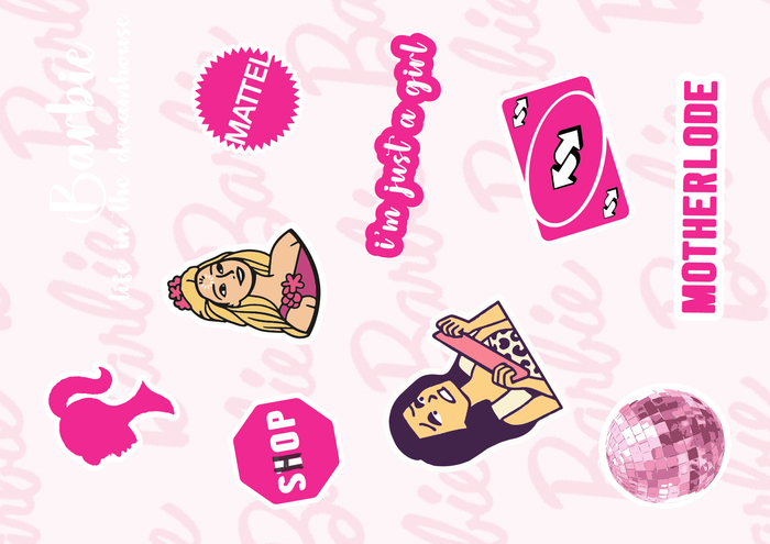 stickerpack barbie