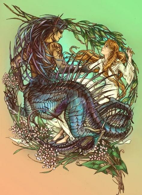 Рисунок для обложки к роману &quot;Золотая свирель&quot;