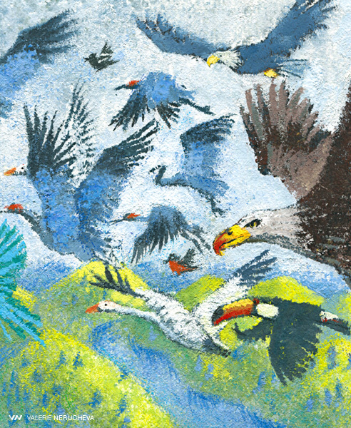 Иллюстрации к сказочной повести "Страна" Д. Даниличевой, Никея 2015