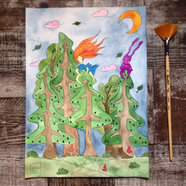 Ночные посиделки с фиолетовым зайцем