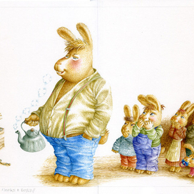 Как Братец Волк попал в беду