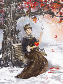 Иллюстрация к произведению В.А. Жуковского "Тюльпанное дерево"