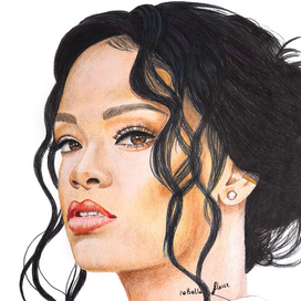 Рианна портрет