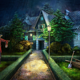 локация Старый дом .hidden object 