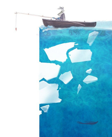 Блошкинс на рыбалке \ для издательства КЛЕВЕР