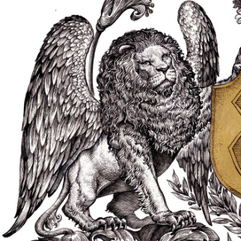 Фрагмент геральдической композиции