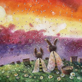 Пчелки-зайчики (Пора домой)