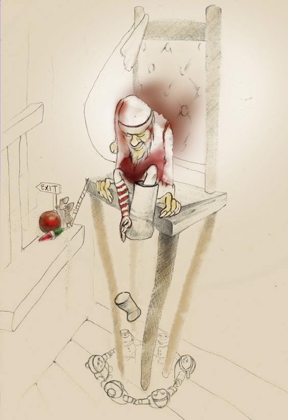 дед Мороз в детском доме