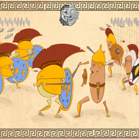 Цифровая фреска греко-карфагенские войны 