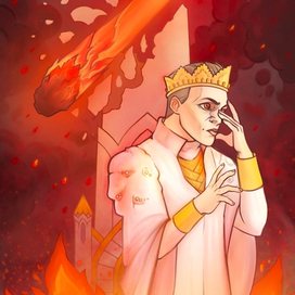 Карты Таро по мотивам вселенной Dragonlance. Башня