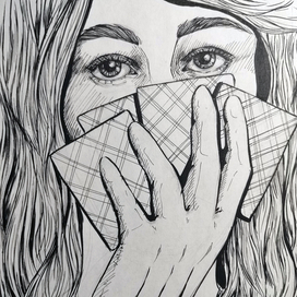 Девушка и карты