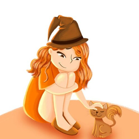 Ведьмочка и кот