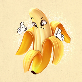 Грустный банан