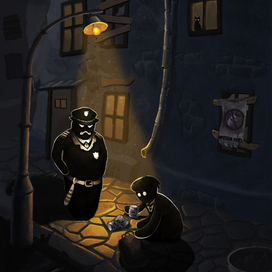 Промо арт к игре Beholder