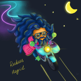 Hagrid and his monster pet