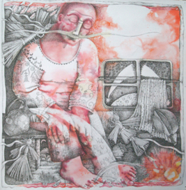 "Вечер-Пахарь уставший"