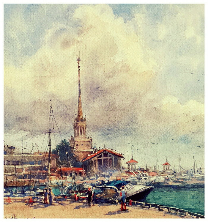 Сочинский морской вокзал.