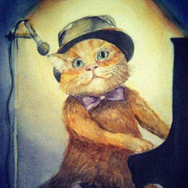Кот-пианист