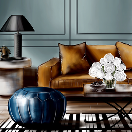 Скетч Белые пионы