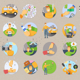 Иллюстрации для обучающего приложения