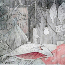 Ростов-на-Дону. Натюрморт в рыбном ряду