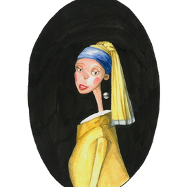 Стилизованная дама