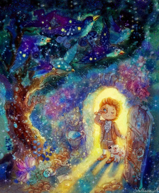 в таинственном саду