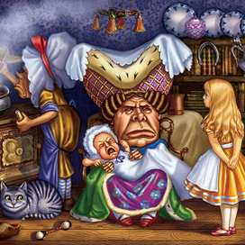 "Алиса на кухне у Герцогини"