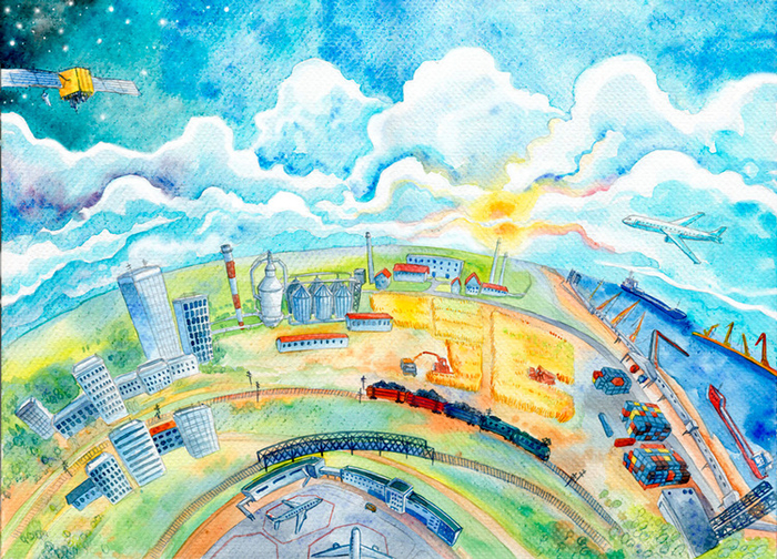 Для Zoran Design Werk Buro. Обложка для годового отчета.