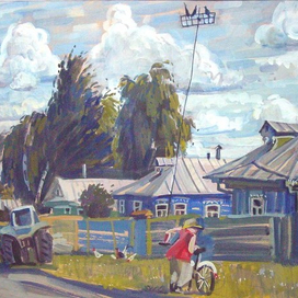 улочка в деревне