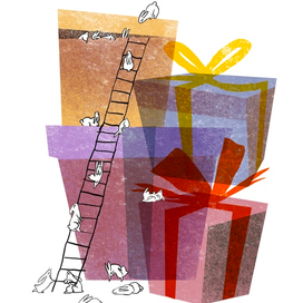 Новогодняя открытка.