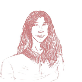 Милая девочка ,арт, скеч