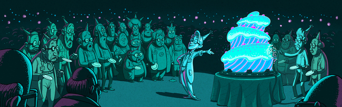 Иллюстрация для детского журнала