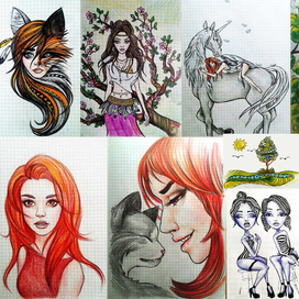 Наброски иллюстраций