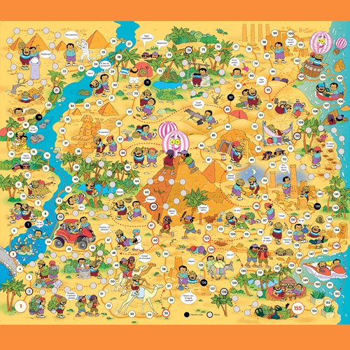 Игра-бродилка  "Египет"