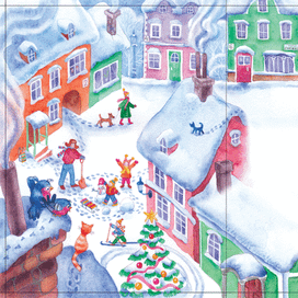 Где-то в заснеженном городе