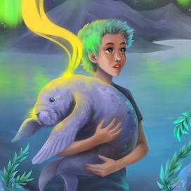 Ева и волшебные существа. Обложка