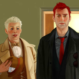 Благие знамения. AU 