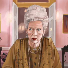 Сцена из фильма " отель гпанд Будапешт"